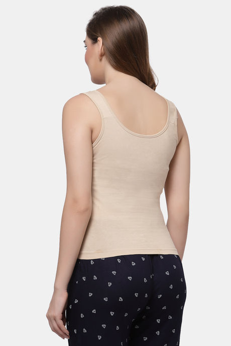 Floret Cotton Camisole (Pack of 2) - Skin — image 3